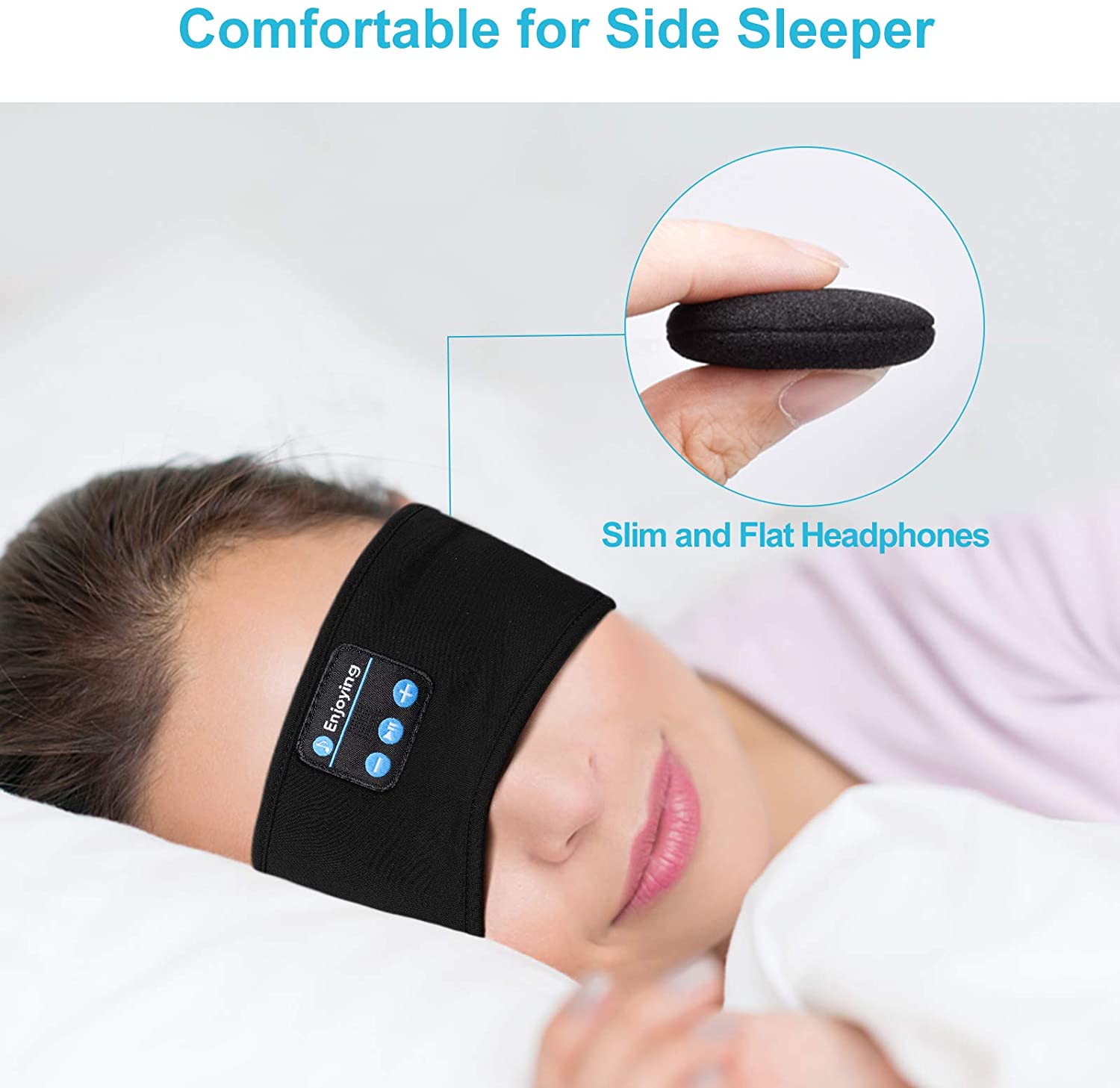 SleepOn™ - Sleeping Mask With Bluetooth Headphones